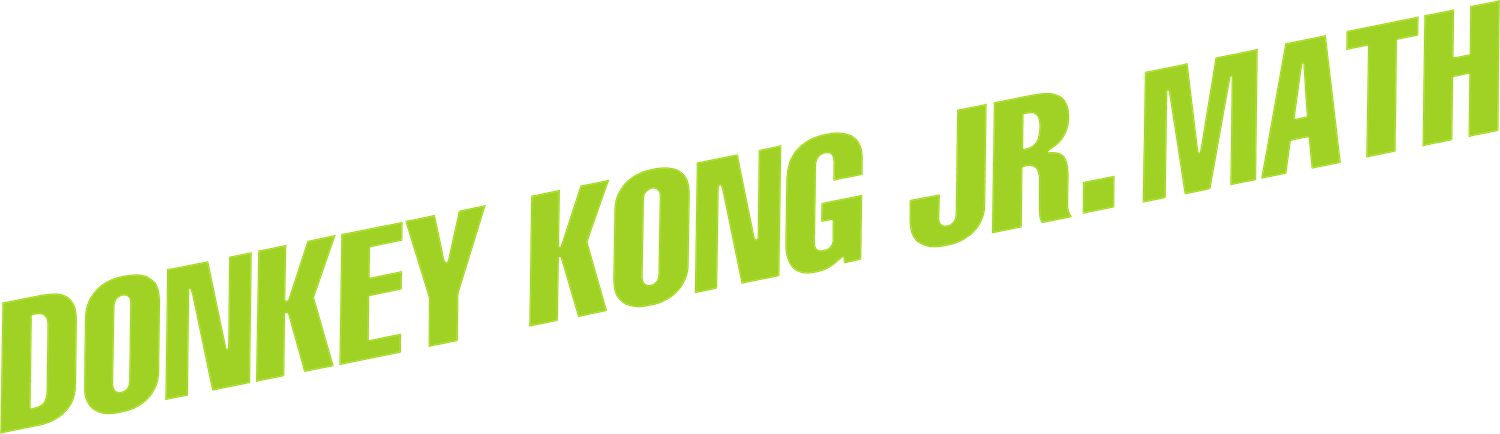 Donkey Kong logo for NES